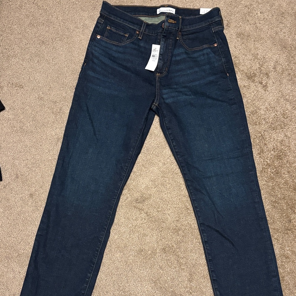 Women's Dark Blue Jeans Loft Sz 8/29
